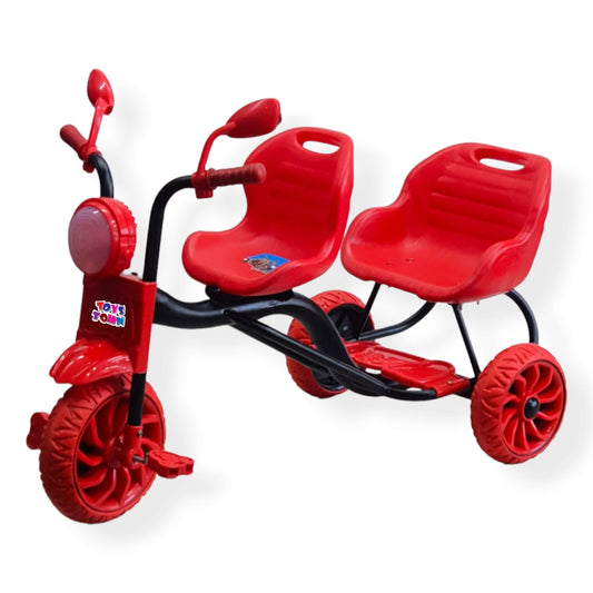 Double Seat Kids Tricycle