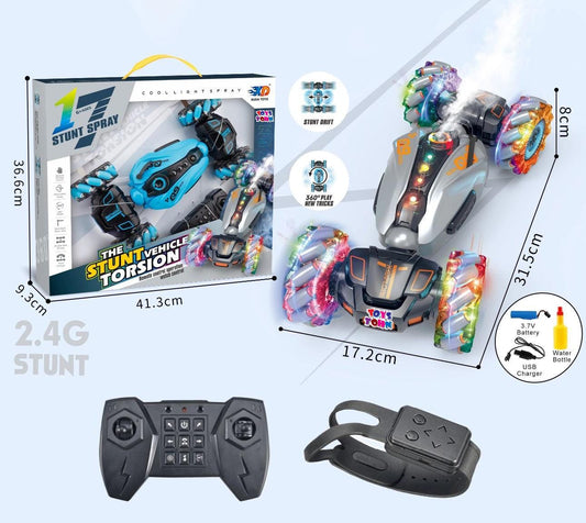 RC Stunt Car Gesture Induction Twisting Drift Remote Control Toy Car Double Side