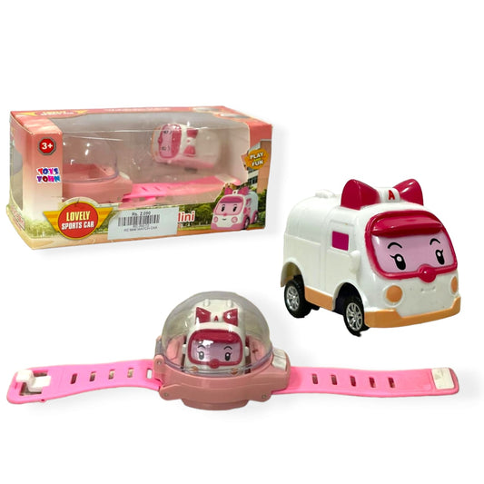 Remote Controlled Mini Ambulance Car Smart Watch for Girls