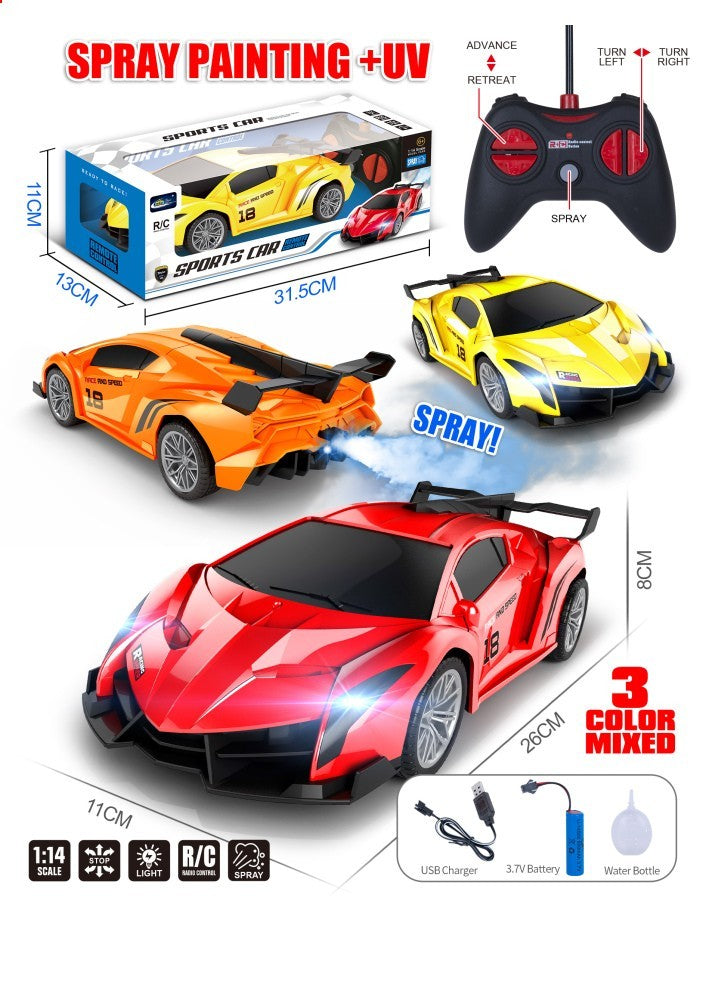 R/C Remote car spray painting + UV