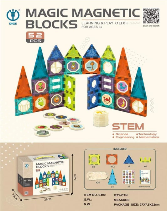 Magic Magnetic Blocks For Kids