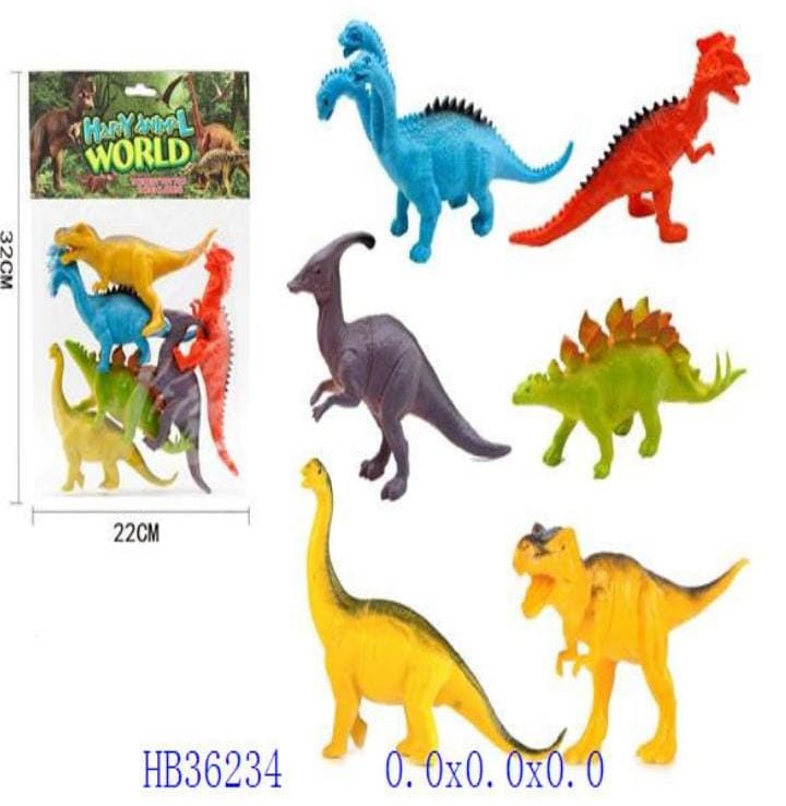 multicolour dinosaur set for kids