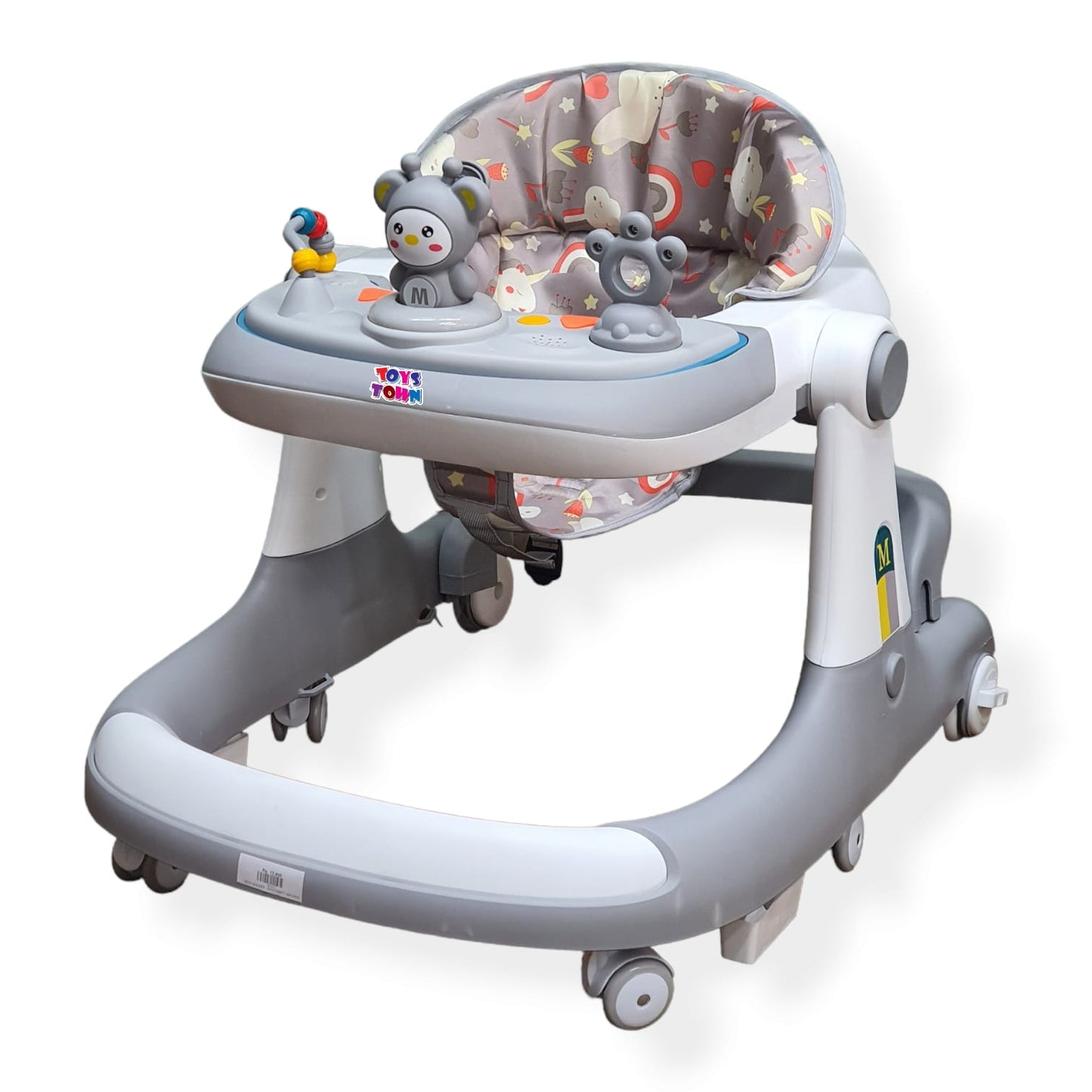 2 in 1 Baby Walker, Toddler Baby Push Walker with Removable Feeding Tray