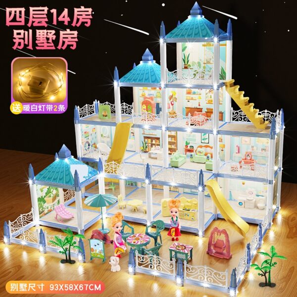 Deluxe Doll House Playset for Kids
